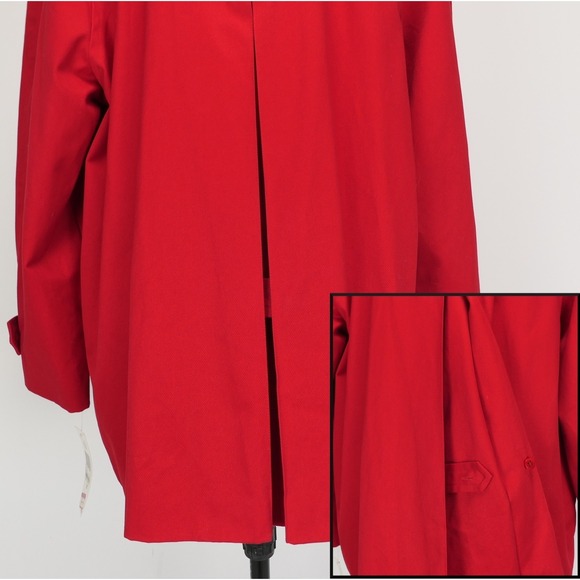 NEW! VTG Ralph Lauren Equestrian Riding Barn Coat Women's 1X Red Cotton Corduroy - Picture 12 of 15
